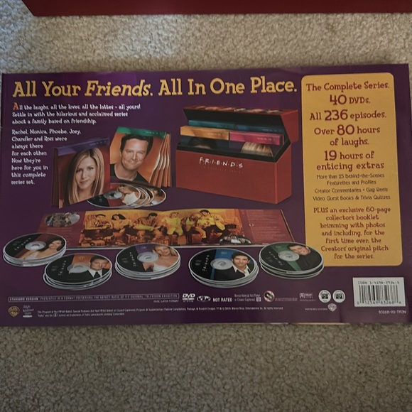 Friends Sitcom Complete Series 40 DVD Red Box Set - Picture 3 of 6